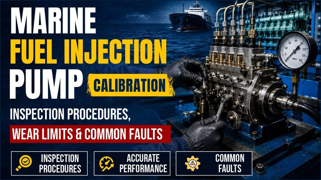 Marine Fuel Injection Pump Calibration: Inspection Procedures, Wear Limits & Common Faults