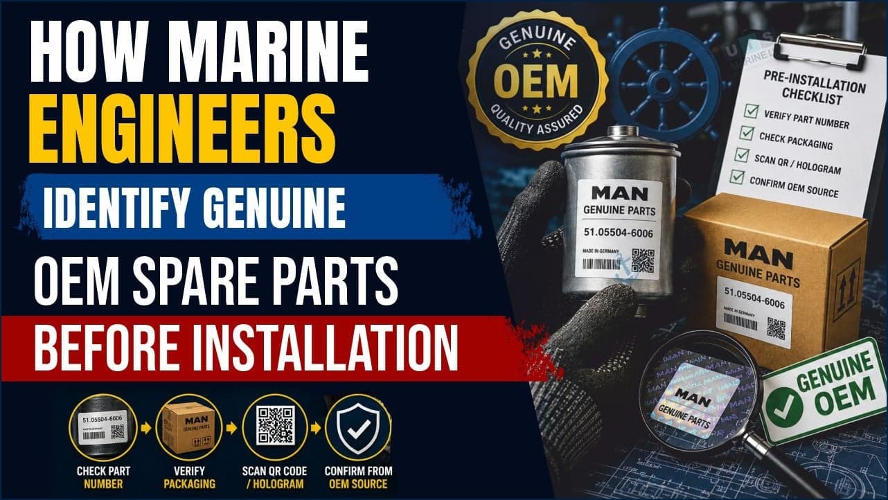 How Marine Engineers Identify Genuine OEM Spare Parts Before Installation