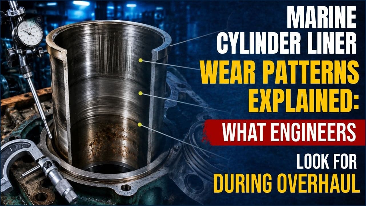 Marine Cylinder Liner Wear Patterns Explained: What Engineers Look For During Overhaul