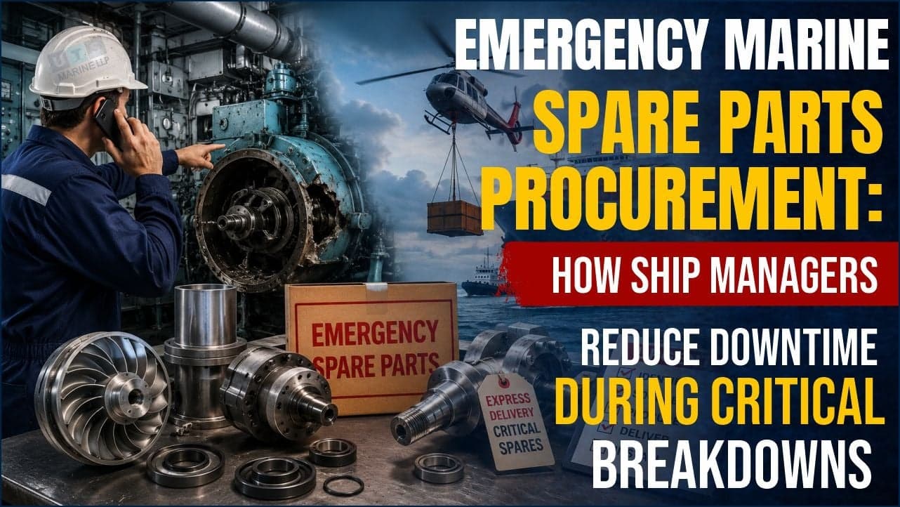 Emergency Marine Spare Parts Procurement: How Ship Managers Reduce Downtime During Critical Breakdowns