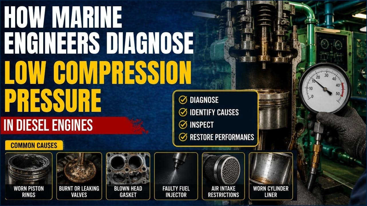 How Marine Engineers Diagnose Low Compression Pressure in Diesel Engines