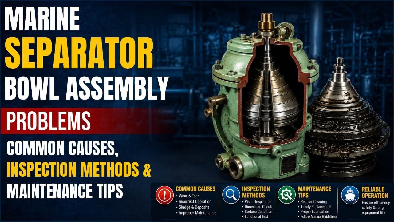 Marine Separator Bowl Assembly Problems: Common Causes, Inspection Methods & Maintenance Tips