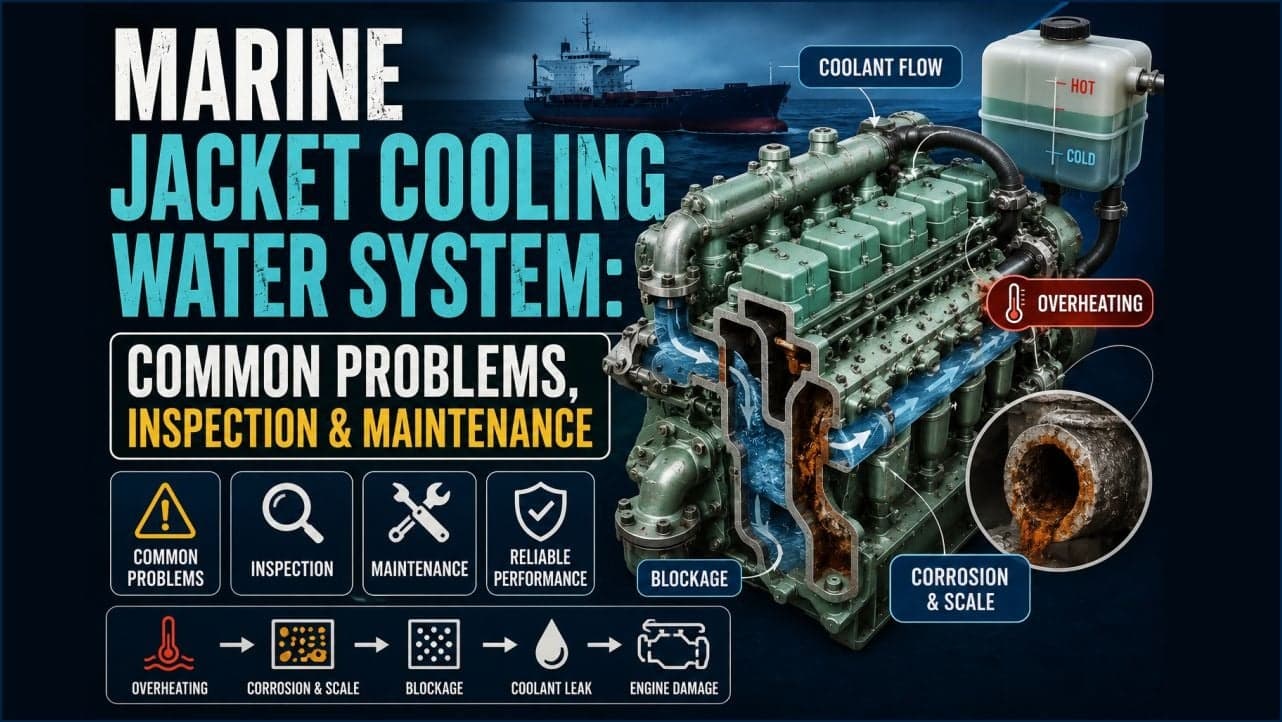 Marine Jacket Cooling Water System: Common Problems, Inspection & Maintenance