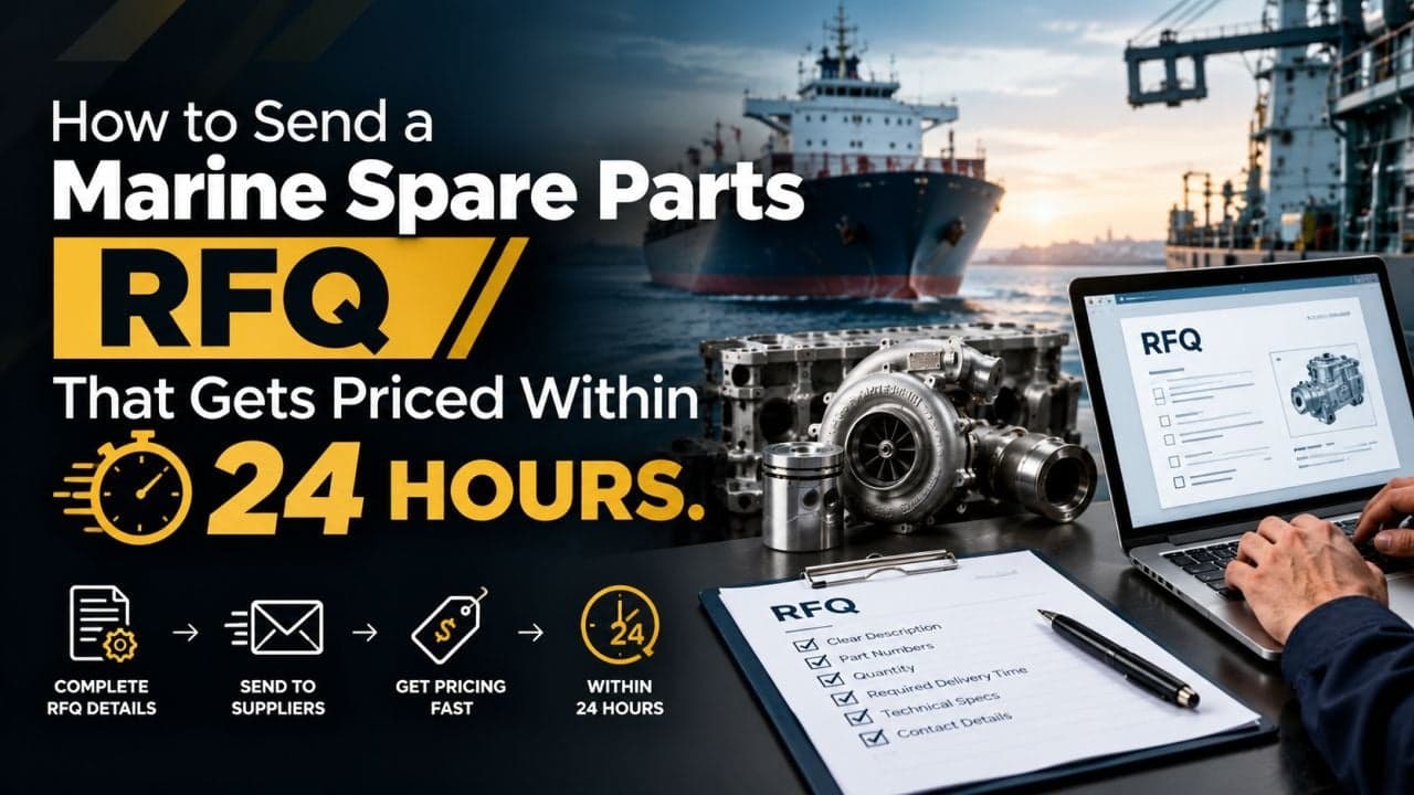 How to Send a Marine Spare Parts RFQ That Gets Priced Within 24 Hours