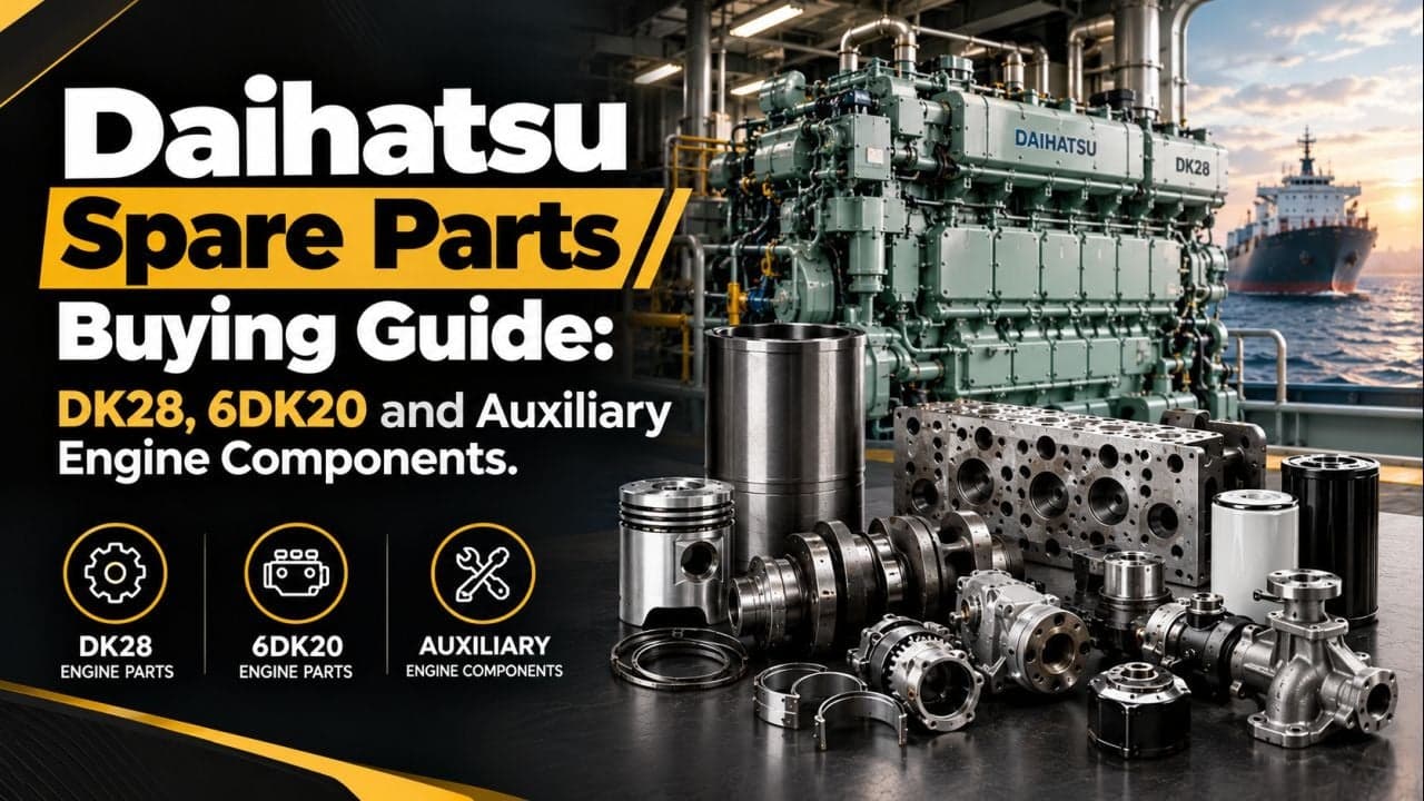 Daihatsu Spare Parts Buying Guide: DK28, 6DK20 and Auxiliary Engine Components