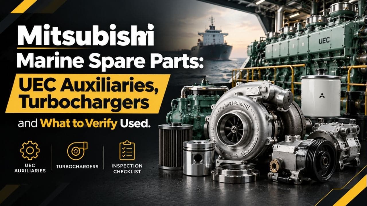 Mitsubishi Marine Spare Parts: UEC Auxiliaries, Turbochargers and What to Verify Used