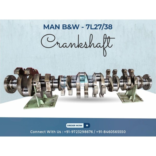 MAN B&W 7L27/38 Crankshaft