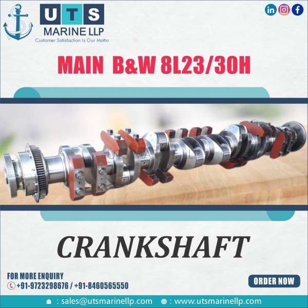 MAN B&W 8L23/30H Crankshaft