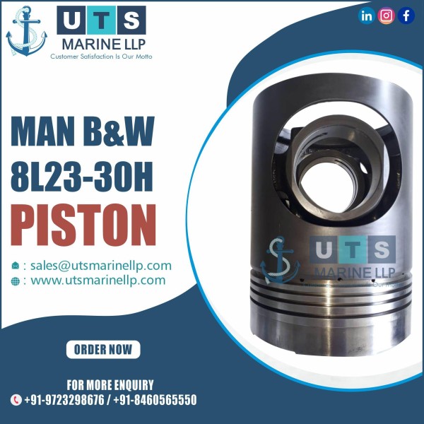 MAN B&W 8L23/30H pistons