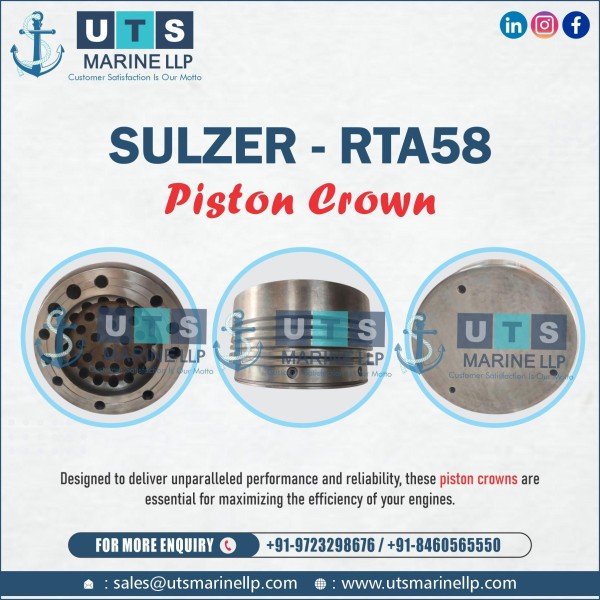 Sulzer RTA58 Piston Crowns