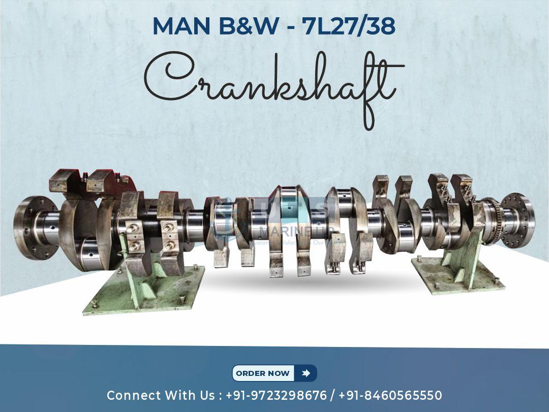 MAN B&W 7L27/38 Crankshaft