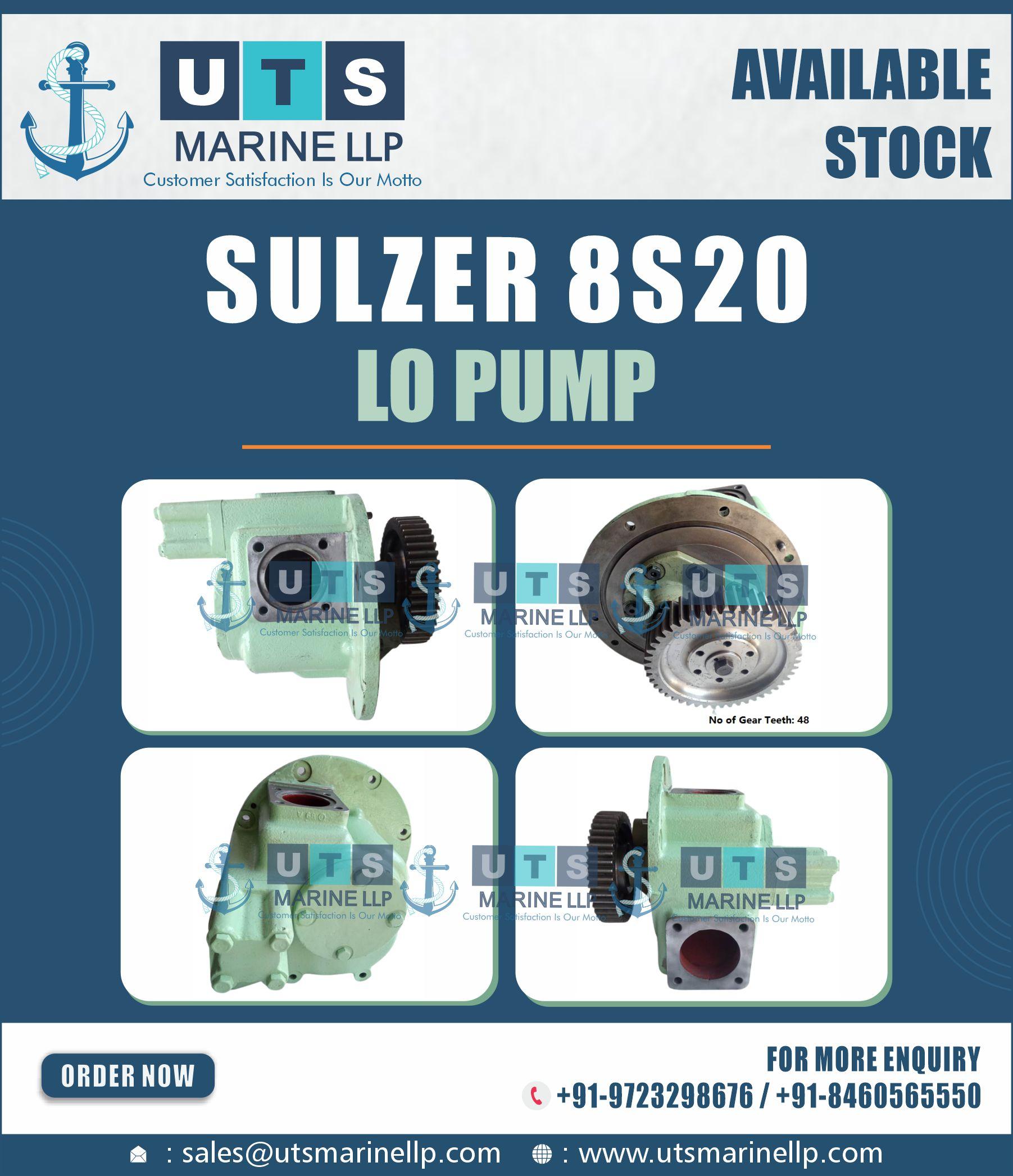 Sulzer 8S20 LO Pump