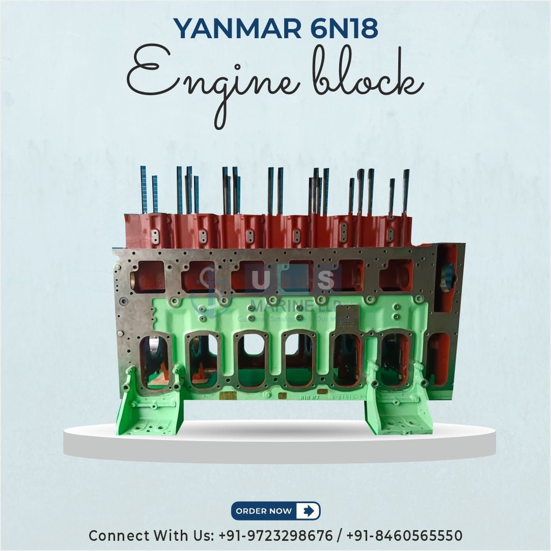 Yanmar 6N18 engine block