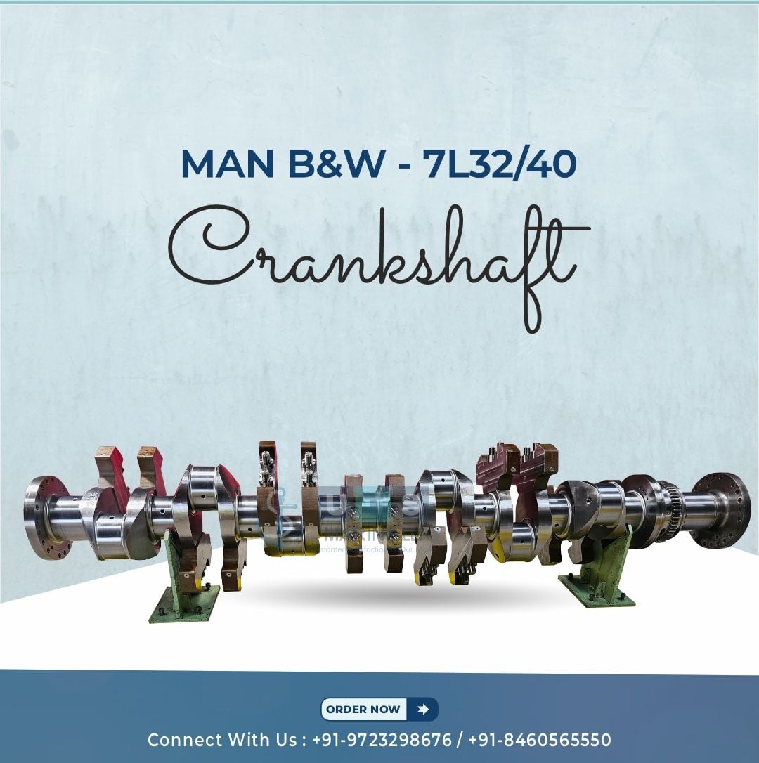 MAN B&W 7L32/40 Crankshaft - Crankshaft - UTS Marine LLP
